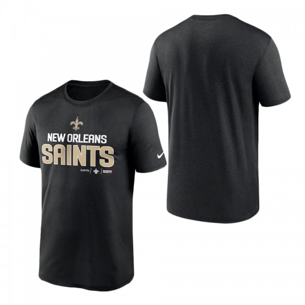 Men's New Orleans Saints Nike Black Legend Communi...