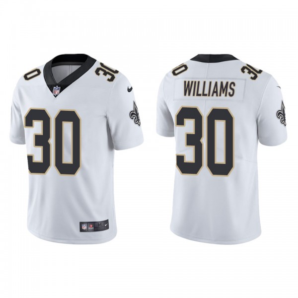 Men's Jamaal Williams New Orleans Saints White Vap...