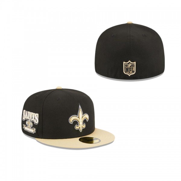 New Orleans Saints Throwback Hidden 59FIFTY Fitted...
