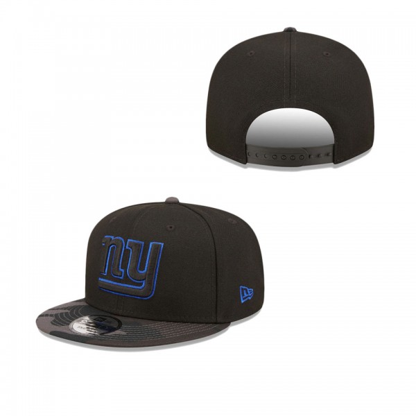 Men's New York Giants Black Camo Vize 9FIFTY Snapback Hat