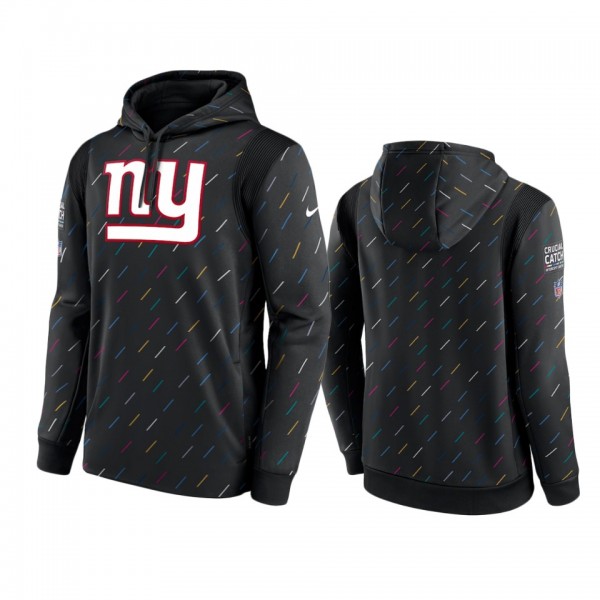 Men's New York Giants Charcoal Therma Pullover 202...