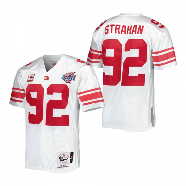 Men's New York Giants Michael Strahan Mitchell &am...