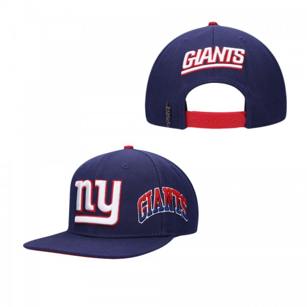 Men's New York Giants Pro Standard Royal Hometown Snapback Hat