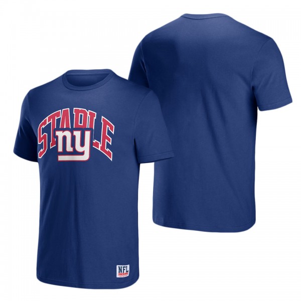 Men's New York Giants NFL x Staple Blue Logo Locku...