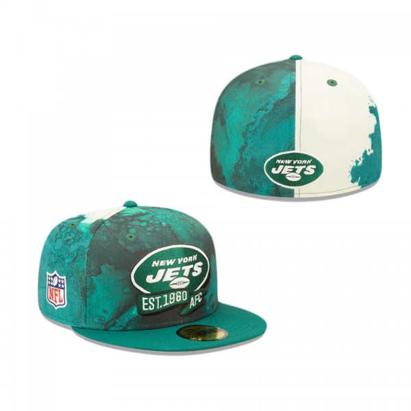 New York Jets 2022 Sideline Ink Dye 59FIFTY Fitted...