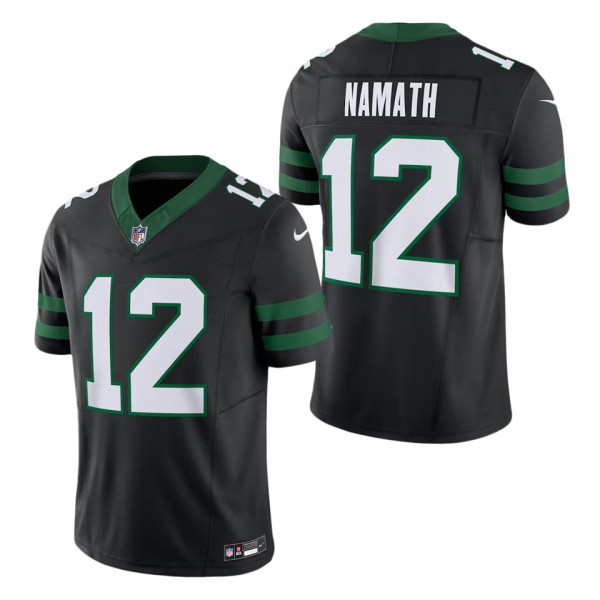 Men's New York Jets Joe Namath Legacy Black Altern...