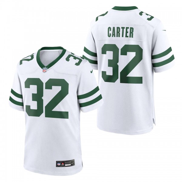 Men's New York Jets Michael Carter White Legacy Pl...
