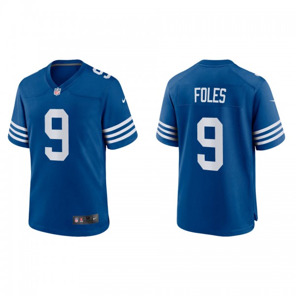 Men's Indianapolis Colts Nick Foles Royal Alternat...