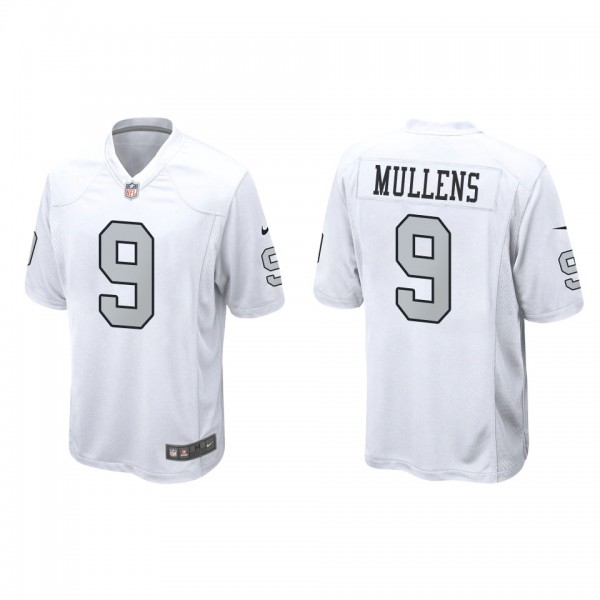 Men's Las Vegas Raiders Nick Mullens White Alterna...