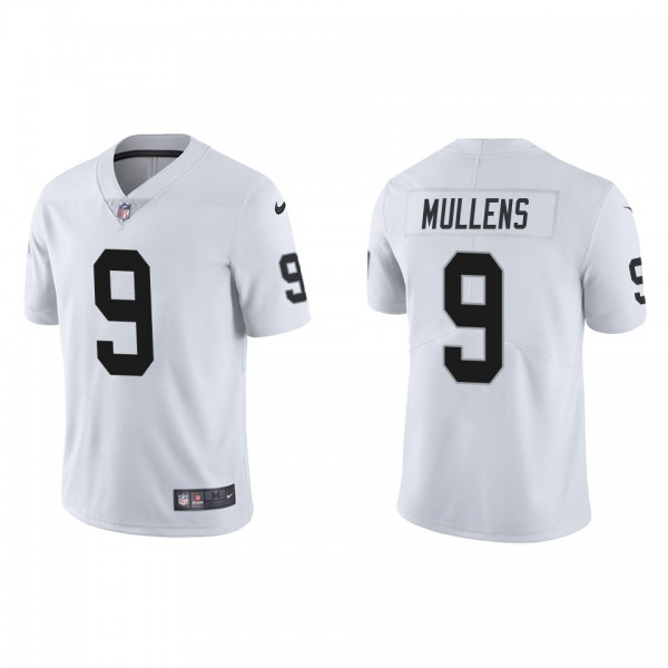 Men's Las Vegas Raiders Nick Mullens White Vapor Limited Jersey