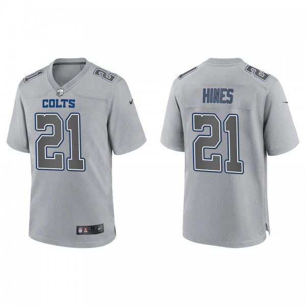Nyheim Hines Men's Indianapolis Colts Gray Atmosph...