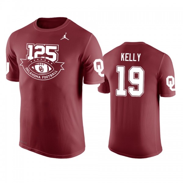 Oklahoma Sooners Caleb Kelly #19 Crimson 125th Foo...
