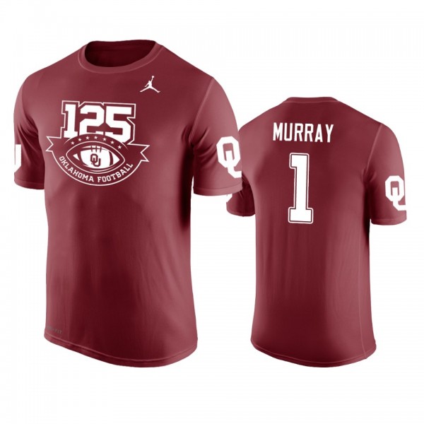 Oklahoma Sooners Kyler Murray #1 Crimson 125th Foo...