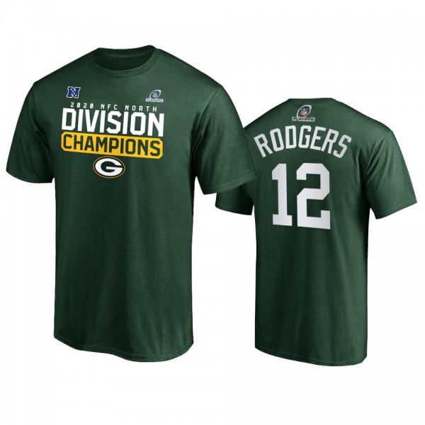 Green Bay Packers Aaron Rodgers Green 2020 NFC Nor...