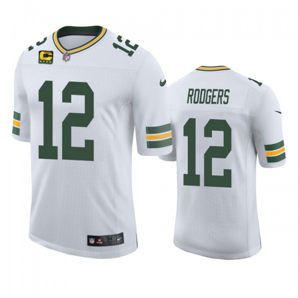 Green Bay Packers Aaron Rodgers White Vapor Limite...
