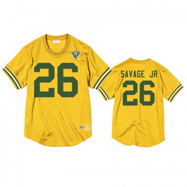 Green Bay Packers Darnell Savage Jr. Gold Throwbac...
