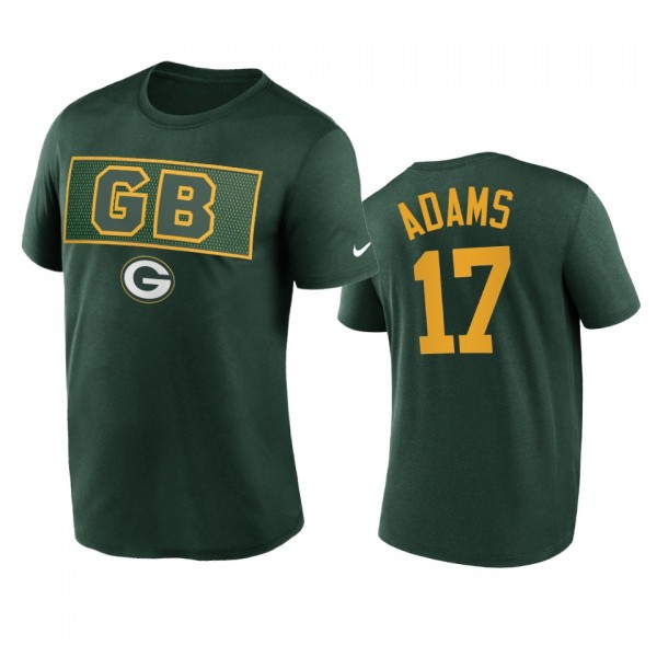 Green Bay Packers Davante Adams Green Alt Logo T-S...