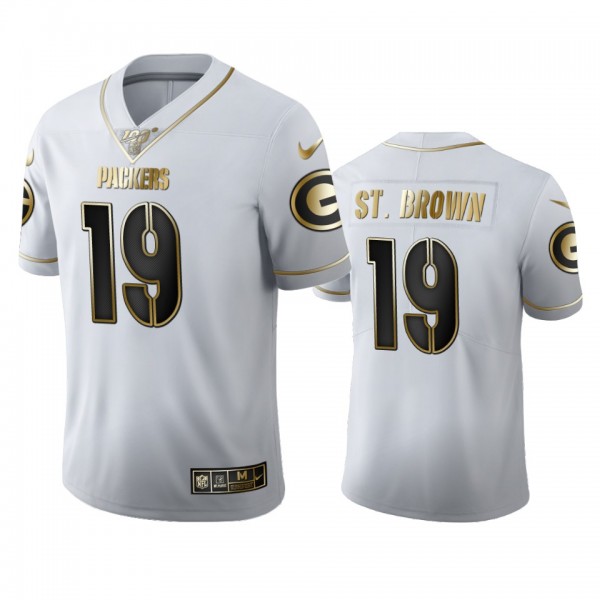 Equanimeous St. Brown Packers White 100th Season G...