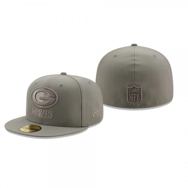 Green Bay Packers Gray Color Pack 59FIFTY Fitted H...