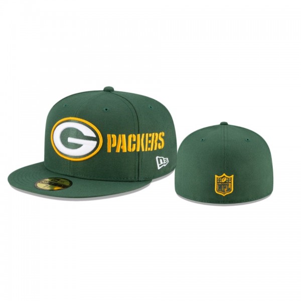 Green Bay Packers Green Doubled 59FIFTY Fitted Hat