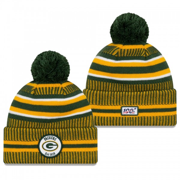 Green Bay Packers Green Gold 2019 NFL Sideline Hom...