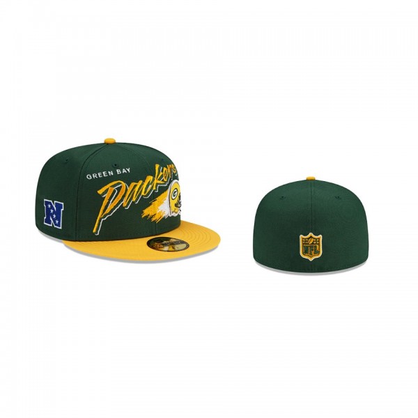 Green Bay Packers Green Helmet 59FIFTY Fitted Hat