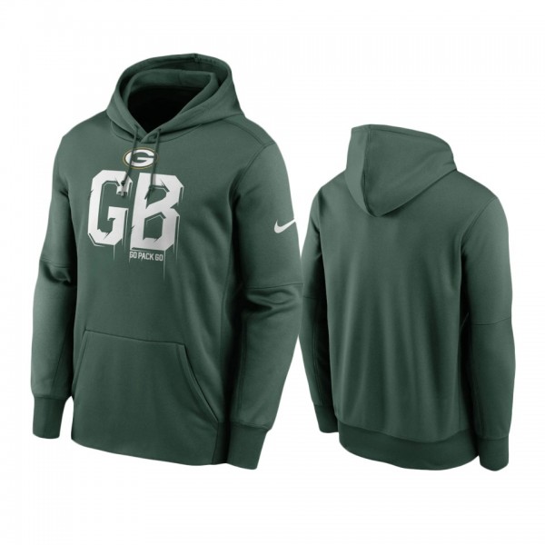 Green Bay Packers Green Local Pullover Hoodie