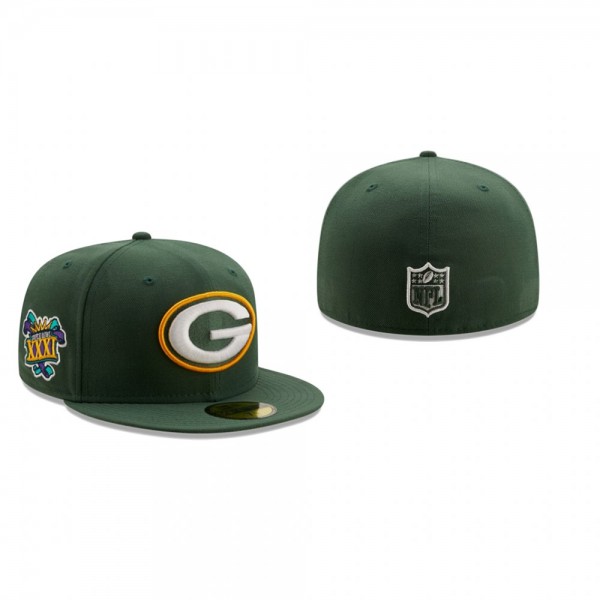 Green Bay Packers Green Super Bowl XXXI Gold Under...