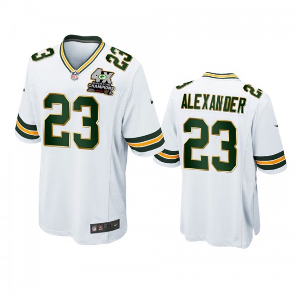 Green Bay Packers Jaire Alexander White 4X Super B...