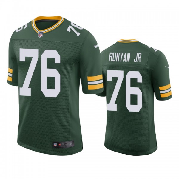 Green Bay Packers Jon Runyan Jr. Green Vapor Untou...