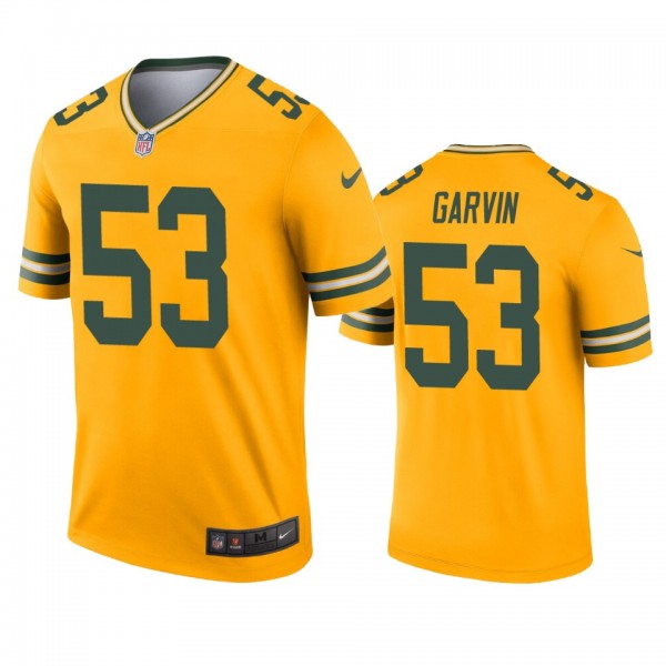 Green Bay Packers Jonathan Garvin Gold Inverted Le...