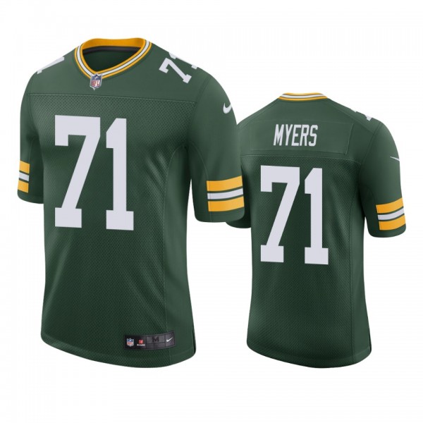 Josh Myers Green Bay Packers Green Vapor Limited Jersey