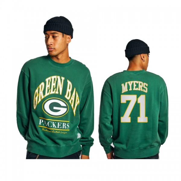 Men's Green Bay Packers Josh Myers Green Vintage S...