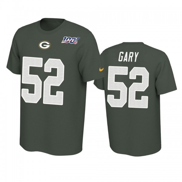 Green Bay Packers Rashan Gary Green 100th Season P...