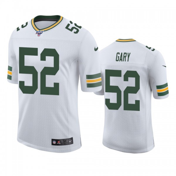 Green Bay Packers Rashan Gary White 100th Season V...