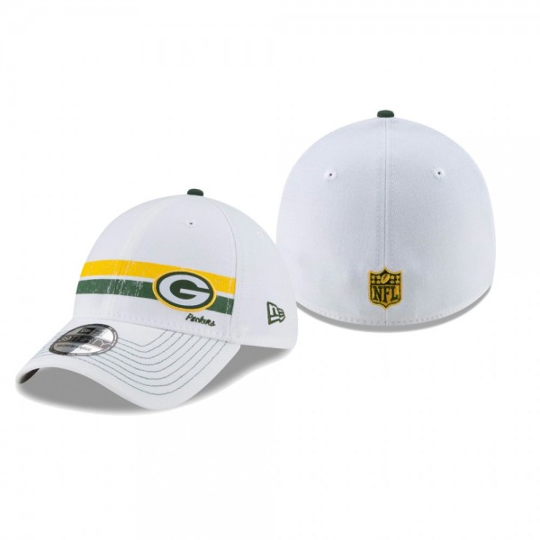 Green Bay Packers White Polar 39THIRTY Flex Hat