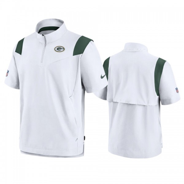 Green Bay Packers White Sideline Coaches Quarter-Z...