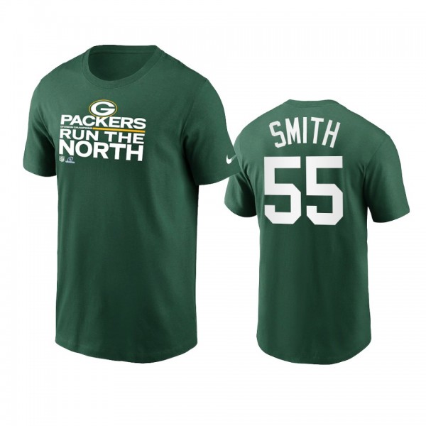 Green Bay Packers Za'Darius Smith Green 2021 NFC North Division Champions T-Shirt