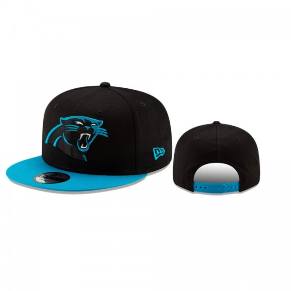 Carolina Panthers Black Blue 2-Tone Basic 9FIFTY Snapback Hat