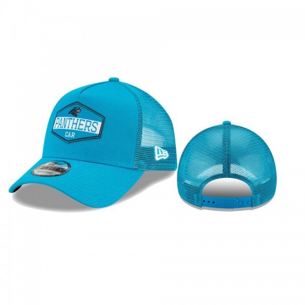 Carolina Panthers Blue Hex Flow A-Frame 9FORTY Hat