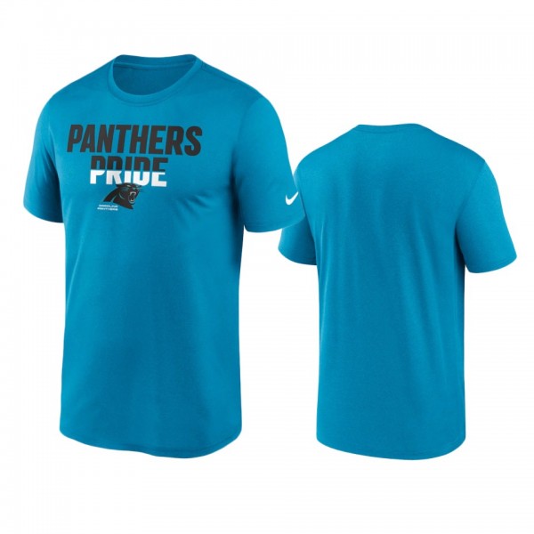 Carolina Panthers Blue Legend Local Phrase Performance T-Shirt