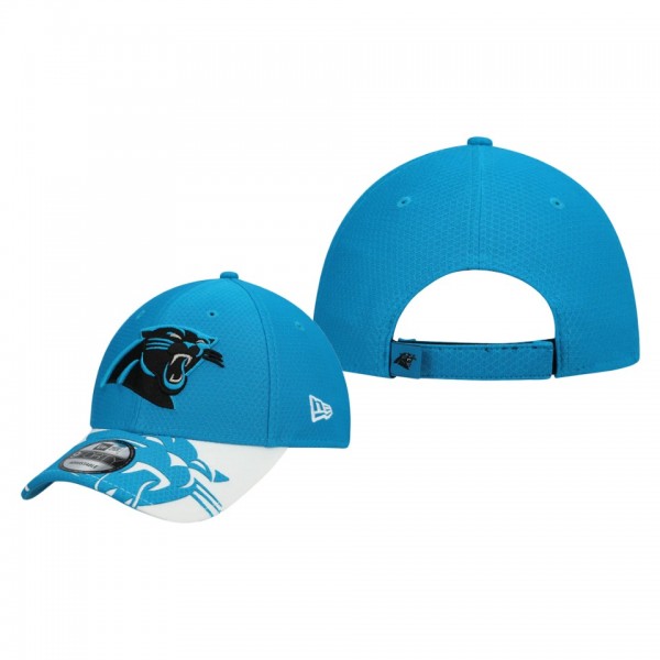 Carolina Panthers Blue Logo Crop 9FORTY Adjustable...