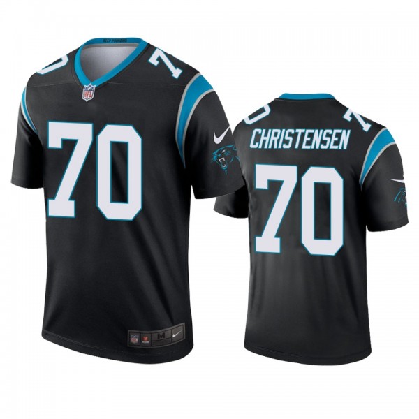 Carolina Panthers Brady Christensen Black Legend J...