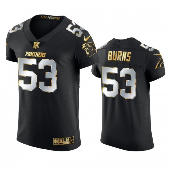 Carolina Panthers Brian Burns Black 2020-21 Golden...