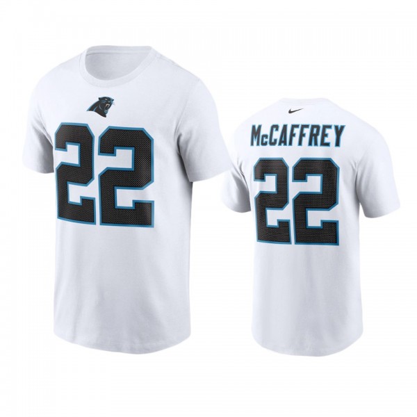 Men's Carolina Panthers Christian McCaffrey White ...