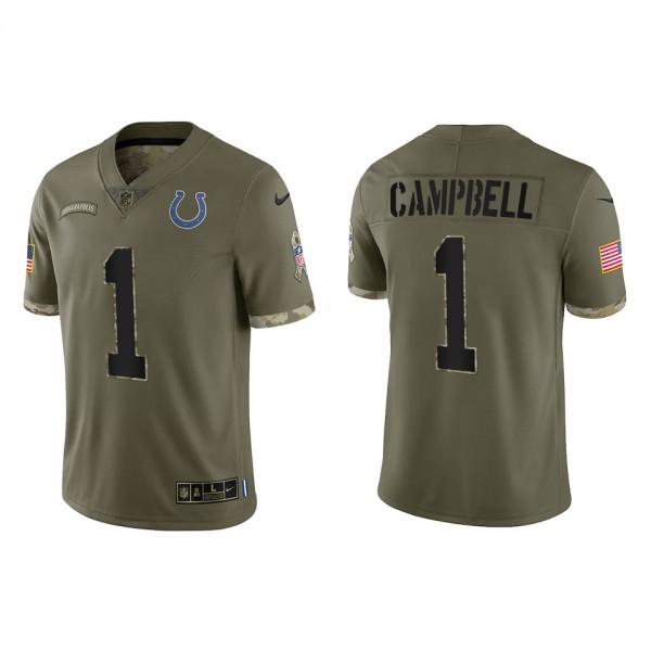Parris Campbell Indianapolis Colts Olive 2022 Salu...