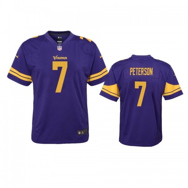 Minnesota Vikings Patrick Peterson Purple Color Ru...