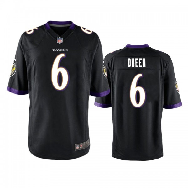 Baltimore Ravens Patrick Queen Black Game Jersey
