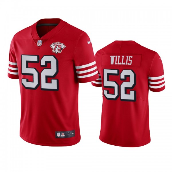 Patrick Willis San Francisco 49ers Scarlet Vapor L...