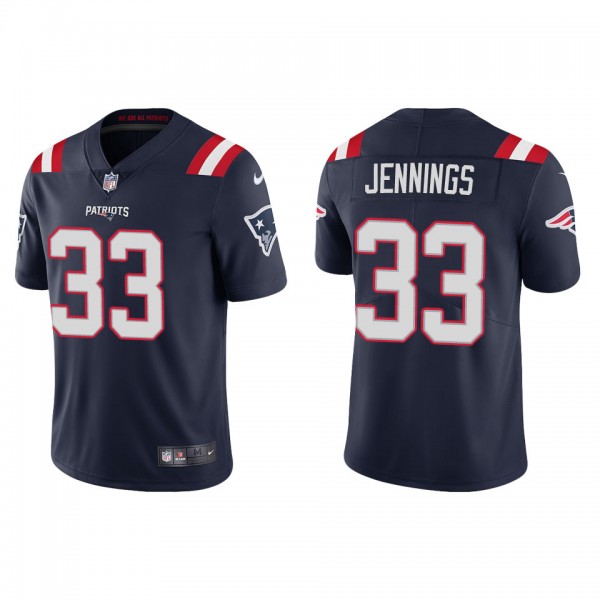 Men's New England Patriots Anfernee Jennings Navy ...
